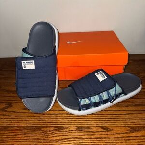 Nike Kids Navy Slide Sandals